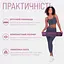 Коврик для йоги и фитнеса EasyFit TPE+TC 6 мм двухслойный + Чехол фиолетовый с оранжевым - миниатюра 2