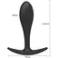 Анальний силіконовий плаг XESE AP25 (розмір L), Чорний - мініатюра 4