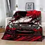 Плед плюшевий на подарунок 3D Nissan GTR швидкість та адреналін 160х200 см - мініатюра 1