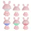 Світильник-нічник Kite LED з акумулятором Cute Bunny рожевий (K25-316-1-2) - мініатюра 3