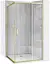 Душевая кабина Rea City 80x100 brushed gold REA-K6445, Универсальная, прозрачная, золотой - миниатюра 1
