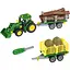Іграшковий трактор та причеп Klein John Deere 2 в 1 1:24 (3906) - мініатюра 1