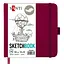 Скетчбук Santi для графіки 80 аркушів 15х15 см сливовий (743365) - мініатюра 1