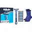 Подарочный набор Gillette: станок для бритья мужской Gillette Sensor3+ Comfort с 8 сменными картриджами + носки - миниатюра 1