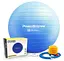 М'яч для фітнесу (фітбол) Power System PS-4018 Ø85 cm PRO Gymball Blue (PS-4018_85cm_Blue) - мініатюра 1