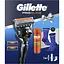 Подарочный набор Gillette Fusion 5: станок для бритья мужской Proglide Flexball с 2 сменными картриджами + гель для бритья для чувствительной кожи 200 мл + носки - миниатюра 2