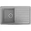 Гранитная кухонная мойка Romzha Regula 76 Seda (602) с крылом - миниатюра 1