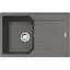 Кухонна мийка Franke Urban, фраграніт, прямокутник, з крилом, 780х500х220мм, чаша - 1, врізна, оборотна, UBG 611-78, сірий камінь - мініатюра 1