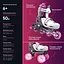 Ролики Neon Combo Skates Размер 30-33 Розовый - миниатюра 10