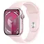 Смарт-годинник Apple Watch Series 9 GPS 45mm Pink Aluminum Case w. Light Pink Sport Band - M/L (MR9H3) - мініатюра 1