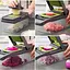Мультислайсер 14 в 1 KitchenAid Kitchen Ideas Veggie Slicer HA-347 ручна багатофункціональна овочерізка з контейнером - мініатюра 8