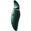 Дизайнерский вибратор 2 в 1 с язычком Zalo Hero Jewel Green и кристаллом Swarovski - миниатюра 1