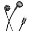 Наушники Hoco M115 Sagacious universal earphones with microphone iP черные - миниатюра 3