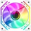 Вентилятор 120 мм GameMax FN12A-S2I-RW білий 120х120х25 мм ARGB підсвічування 800-1600 об/хв до 31.21 дБ 4-pin - мініатюра 1