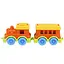 Дитяча іграшка "Потяг Міні" 8089TXK з вагончиком, різнокольоровий - мініатюра 2