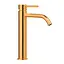 Смеситель для раковины высокий Paffoni Light без донного клапана honey gold LIG081HG, Золотой - миниатюра 1