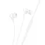 Дротові навушники Hoco M112 Story universal earphones with microphone, 3.5mm, 1.2m, white - мініатюра 2