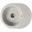 Гранитная кухонная мойка Romzha Rasa 60 Gri ​​(802) с крылом - миниатюра 1