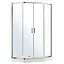 Душевая кабина Eger Iris 90x90 на низком поддоне 599 -142, Хром - миниатюра 1