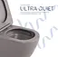 Унитаз подвесной Qtap Robin Ultra Quiet, с сиденьем Slim Duroplast/Soft-close/Quick relase QT13332381АSSG - миниатюра 4