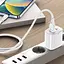 Кабель Proove Soft Silicone USB to Type-C 2.4A (1m) white (CCSO20001202) - мініатюра 3