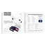 Бездротові навушники Hoco EW81 Elegant true wireless touch screen BT headset, BT5.4, 30mAh, 300mAh, 4h, white - мініатюра 2
