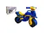 Мотоцикл-толокар Doloni Toys з музичним кермом синій - мініатюра 2