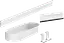 Комплект аксесуарів Hansgrohe WallStoris 4в1 Matt White 27967700, Білий матовий - мініатюра 1