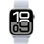 Apple Watch Series 10 GPS 42mm Silver Aluminum Case with Blue Cloud Sport Loop MWWD3 - миниатюра 2