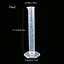 Мірний циліндр пластиковий колба градуйований стакан для спиртометра та виноміра 10 мл, Kitchen Master Прозорий 87374 - мініатюра 5