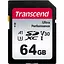 Карта памяти Transcend 64GB SD C10 UHS-I U3 R160/W50MB/s 4K (TS64GSDC340S) - миниатюра 1