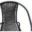 Садовое кресло Chomik Bistro Plus черный - миниатюра 8