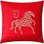 Подушка декоративна Ideia Коник Щастя різдвяна 50х50 см (8-36164*001) - мініатюра 1