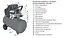 Компресор одноциліндровий Apro OFD-24 1,5кВт 205л/хв 24 л 2 крана 30412 - мініатюра 10