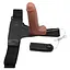 Страпон с вибрацией Baile Ultra Passionate Harness 16 см коричневый - миниатюра 7