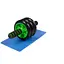 Ролик для пресса EasyFit с ковриком Зеленый (3 колеса) (EF-1353-G) - миниатюра 1