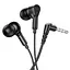 Дротові навушники Hoco M102 Ingenious universal earphones with microphone, 3.5mm, 1.2m, black - мініатюра 3