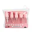 Дорожній набір ємностей для косметики WH Travel Bottles Set. 5 шт, Рожевий - мініатюра 1