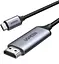 Кабель адаптер Ugreen MM142 USB-C to HDMI Male Cable Aluminum Shell 1,5 метра - миниатюра 1