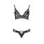 Комплект белья Passion ERZA Set black L/XL - миниатюра 3