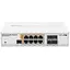 Комутатор Mikrotik CRS112-8P-4S-IN, 8x Gigabit Passive PoE / 802.3af/at ports, 4x SFP ports, RouterO - мініатюра 1