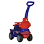 Детская каталка-толокар Bambi Racer 2 в 1 с музыкой и светом, синяя с красным. - миниатюра 4
