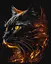 Картина за номерами Вогняна краса з фарбами металік extra 40x50 см КНО6516 - мініатюра 1