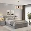 Кровать двуспальная MebelStar Адель с ящиками 160x200 см Серая мышка (MBS-4316) - миниатюра 1