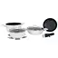 Набор столовой посуды 7 предметов Gimex Cookware Set induction White - миниатюра 1