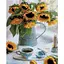 Алмазна мозаїка Соняшники у глечику Strateg FA40863 40х50 см - мініатюра 1