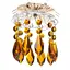 Светильник точечный Brille декоративный HDL-G124 GOLD+BROWN 162275 - миниатюра 1