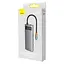 USB-хаб Baseus Metal Gleam Series 4-в-1 многофункциональный хаб Type-C Docking Сірий (Type-C к USB 3.0 x 4) - миниатюра 2