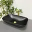 Умивальник VBI Avezzano black matt накладний VBI-014401, Чорний матовий - мініатюра 1