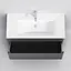 Тумба з умивальником AM.PM Hit 100 см графіт матовий M93A-FSX01002-WC01002GM38 Графіт - мініатюра 8